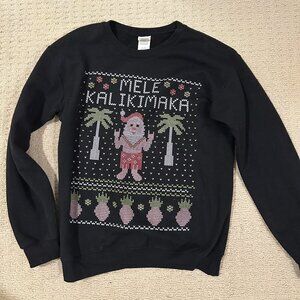 Gildan Black Christmas Crewneck